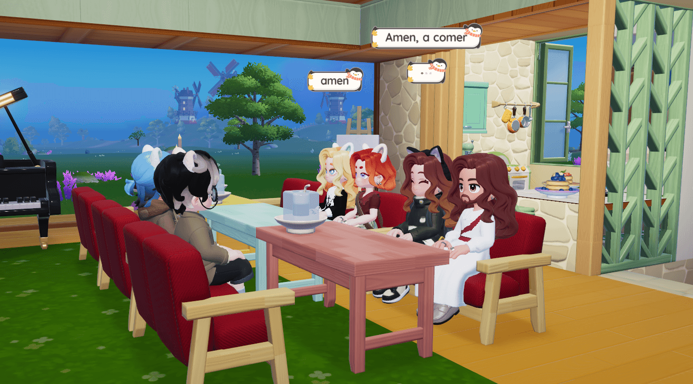 Recreación de la Última Cena