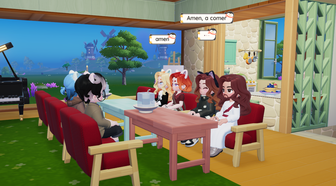 Recreación de la Última Cena